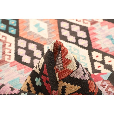 Tappeto Kilim Afghanistan beige verde 157x204
