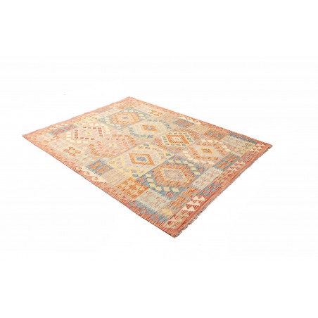 Tappeto Kilim Afghanistan marrone arancione 153x195