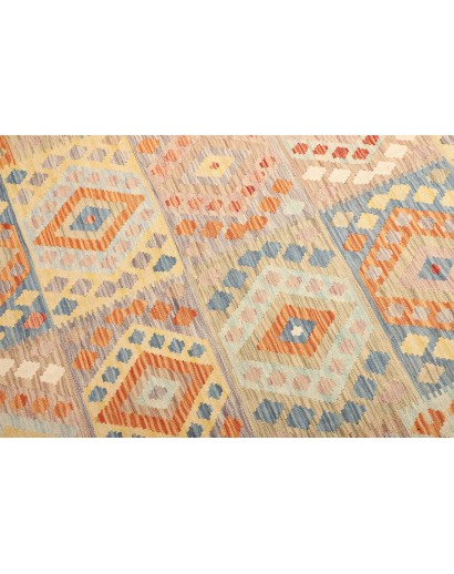 Tappeto Kilim Afghanistan marrone arancione 153x195
