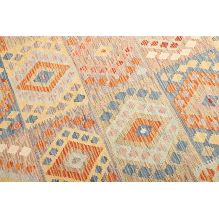 Tappeto Kilim Afghanistan marrone arancione 153x195