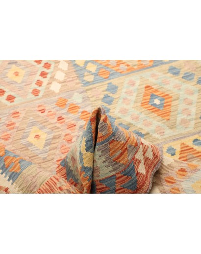 Tappeto Kilim Afghanistan marrone arancione 153x195