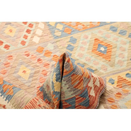Tappeto Kilim Afghanistan marrone arancione 153x195
