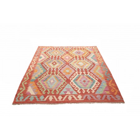 Tappeto Kilim Afghanistan marrone 153x192