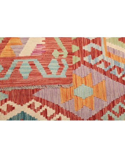 Tappeto Kilim Afghanistan marrone 153x192