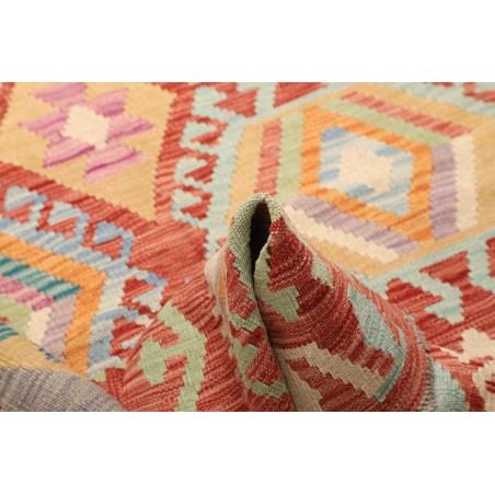 Tappeto Kilim Afghanistan marrone 153x192