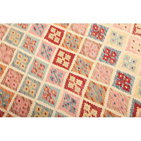 Tappeto Kilim Afghanistan giallo marrone 158x204