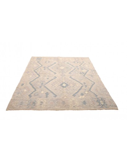 Tappeto Kilim Afghanistan beige marrone 156x198
