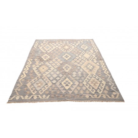 Tappeto Kilim Afghanistan azzurro 152x200