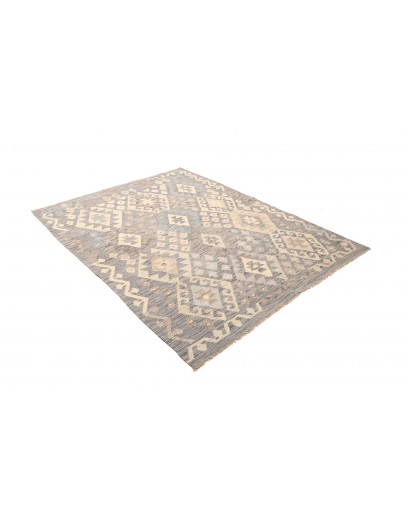 Tappeto Kilim Afghanistan azzurro 152x200