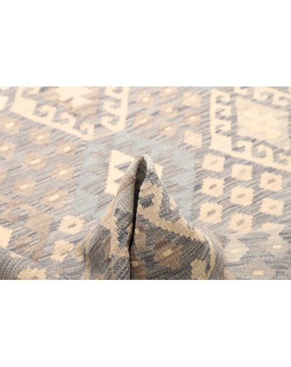 Tappeto Kilim Afghanistan azzurro 152x200