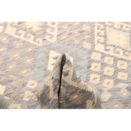 Tappeto Kilim Afghanistan azzurro 152x200