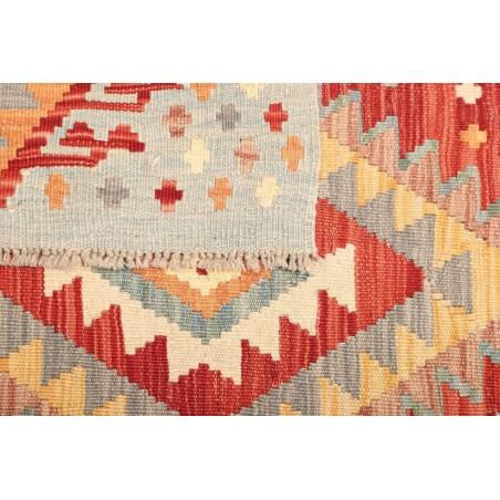 Tappeto Kilim Afghanistan giallo arancione 153x204