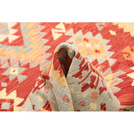 Tappeto Kilim Afghanistan giallo arancione 153x204