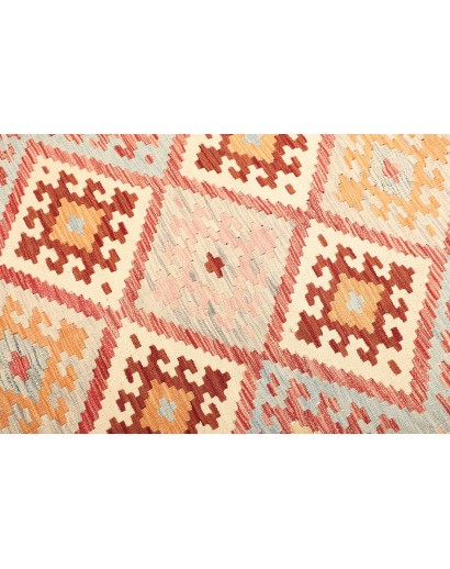 Tappeto Kilim Afghanistan giallo marrone 153x204