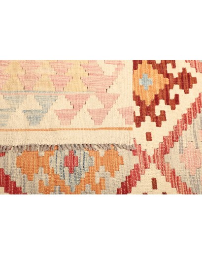 Tappeto Kilim Afghanistan giallo marrone 153x204