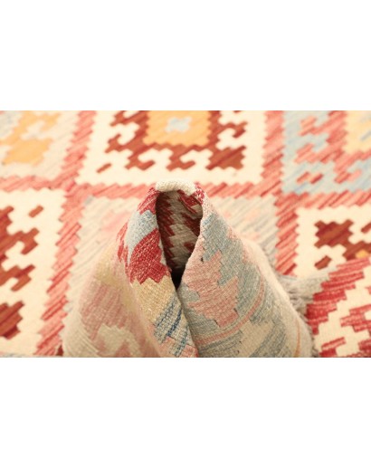 Tappeto Kilim Afghanistan giallo marrone 153x204