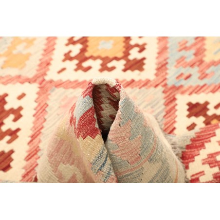 Tappeto Kilim Afghanistan giallo marrone 153x204
