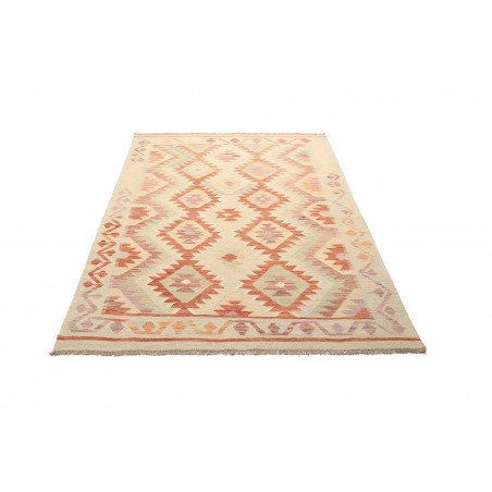 Tappeto Kilim Afghanistan giallo arancione 153x208