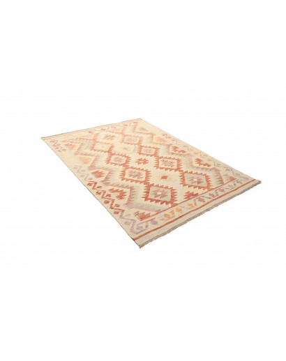 Tappeto Kilim Afghanistan giallo arancione 153x208