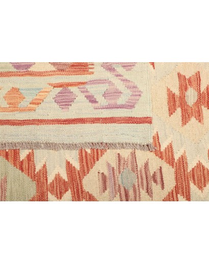 Tappeto Kilim Afghanistan giallo arancione 153x208