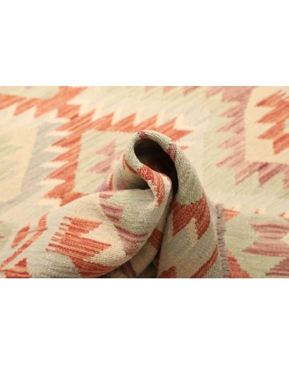 Tappeto Kilim Afghanistan giallo arancione 153x208