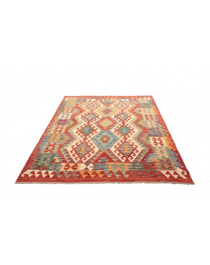 Tappeto Kilim Afghanistan marrone 157x192