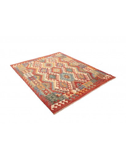 Tappeto Kilim Afghanistan marrone 157x192