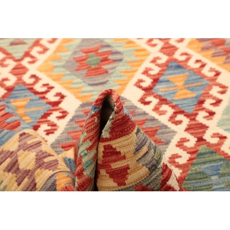 Tappeto Kilim Afghanistan marrone 157x192