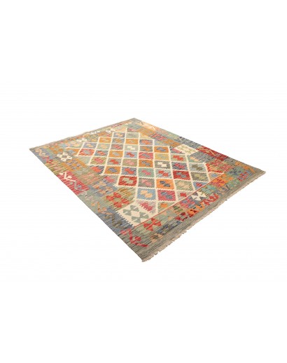 Tappeto Kilim Afghanistan marrone 153x194