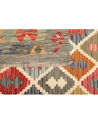 Tappeto Kilim Afghanistan marrone 153x194