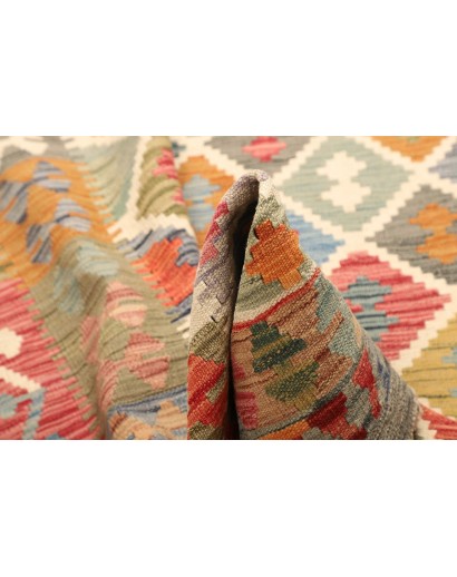 Tappeto Kilim Afghanistan marrone 153x194