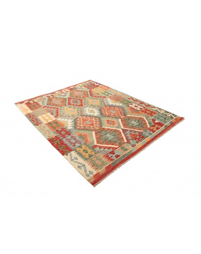 Tappeto Kilim Afghanistan marrone 155x201