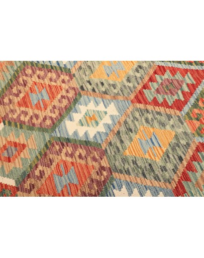 Tappeto Kilim Afghanistan marrone 155x201