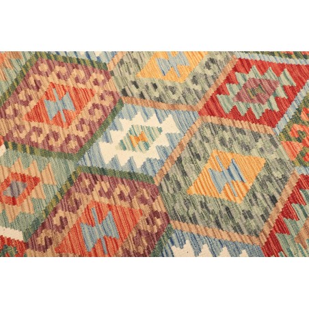 Tappeto Kilim Afghanistan marrone 155x201