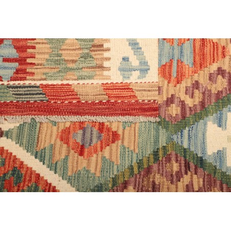 Tappeto Kilim Afghanistan marrone 155x201