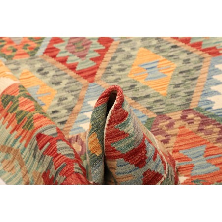 Tappeto Kilim Afghanistan marrone 155x201