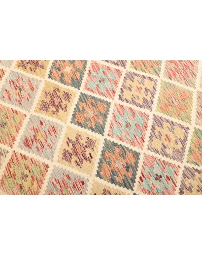 Tappeto Kilim Afghanistan marrone giallo 152x207