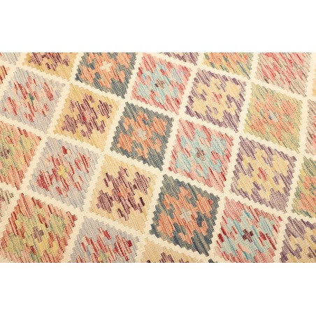 Tappeto Kilim Afghanistan marrone giallo 152x207