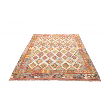 Tappeto Kilim Afghanistan marrone 159x200