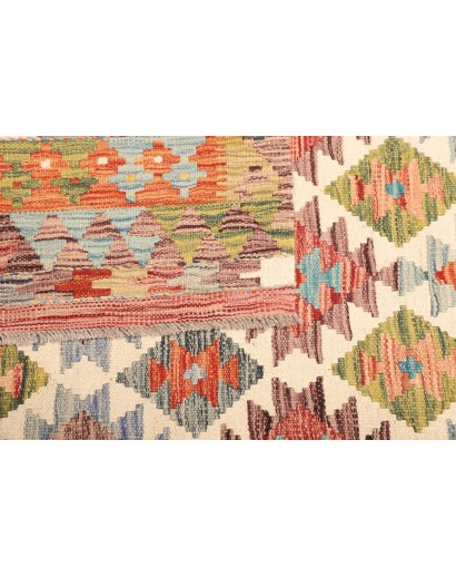 Tappeto Kilim Afghanistan marrone 159x200