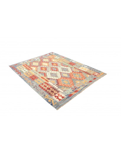 Tappeto Kilim Afghanistan beige marrone 153x196