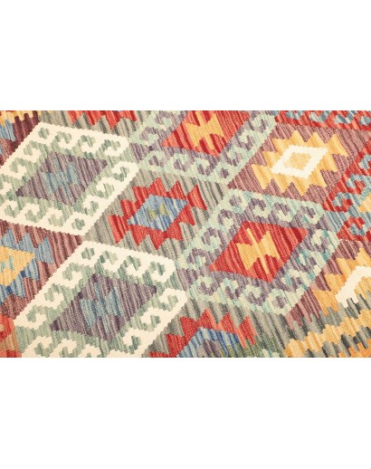 Tappeto Kilim Afghanistan beige marrone 153x196