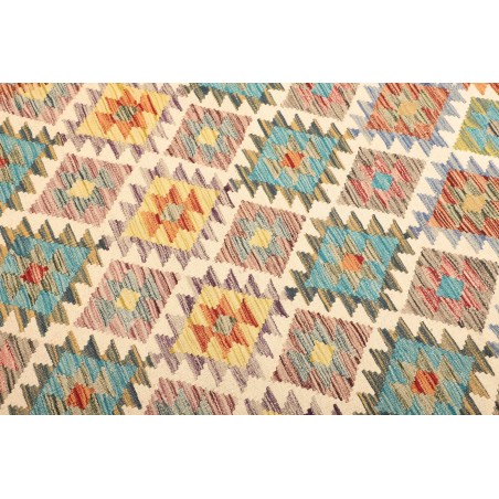Tappeto Kilim Afghanistan beige marrone 155x194