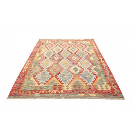 Tappeto Kilim Afghanistan marrone beige 159x214