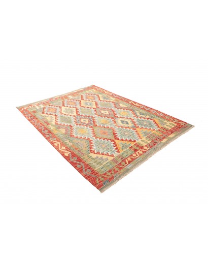 Tappeto Kilim Afghanistan marrone beige 159x214