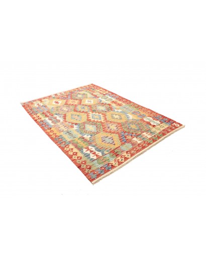 Tappeto Kilim Afghanistan marrone 151x203