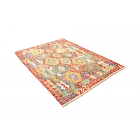 Tappeto Kilim Afghanistan marrone 151x203