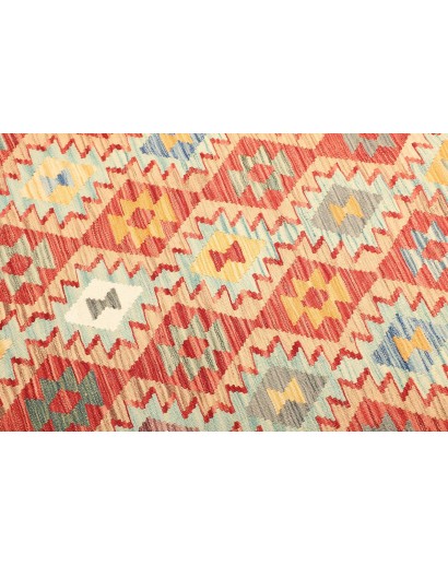 Tappeto Kilim Afghanistan marrone giallo 149x201