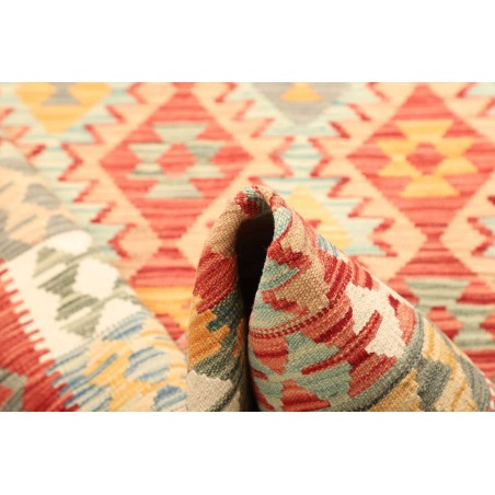 Tappeto Kilim Afghanistan marrone giallo 149x201