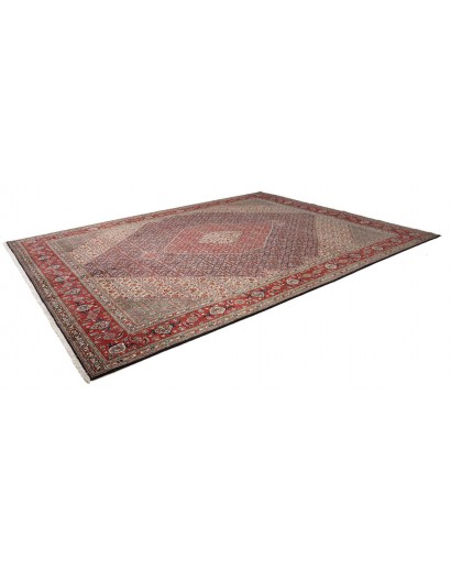 Tappeto Tabriz 40 Raj Persia azzurro grigio 308x397